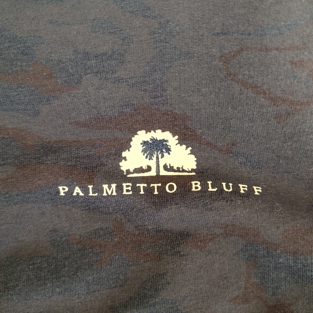 Tasc Performance Riverwalk French Terry Sweatshirt Navy Vamo Palmetto Bluff Logo - Picture 9 of 10